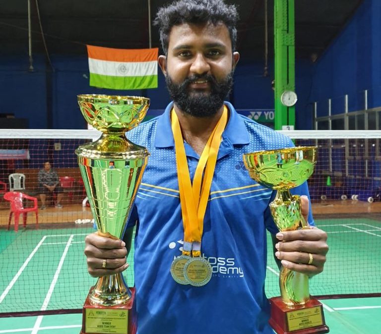 Sunjith Shines at Inter-Institutional Badminton